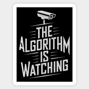 The Algorithm is Watching - Dystopian Future Sticker